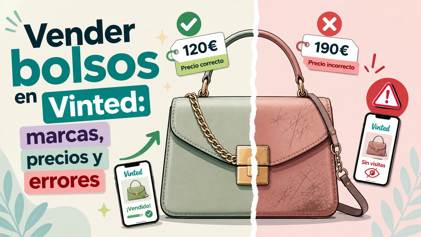Vender bolsos en Vinted: marcas, precios y errores